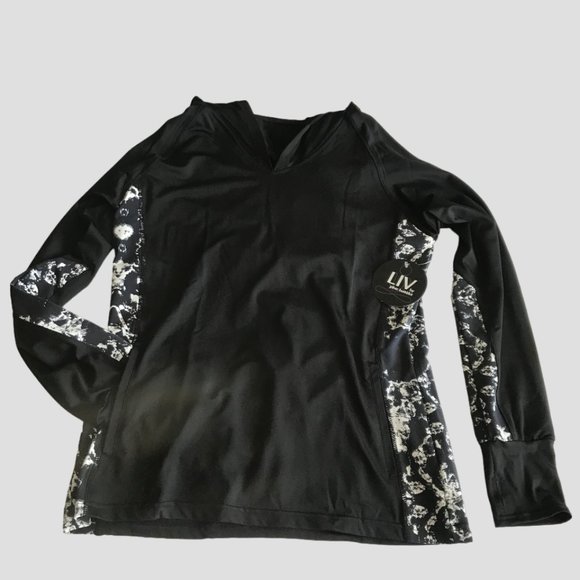 LIV by Phat Buddha Atlantic Hoodie Activewear jacket L Large - Picture 8 of 14